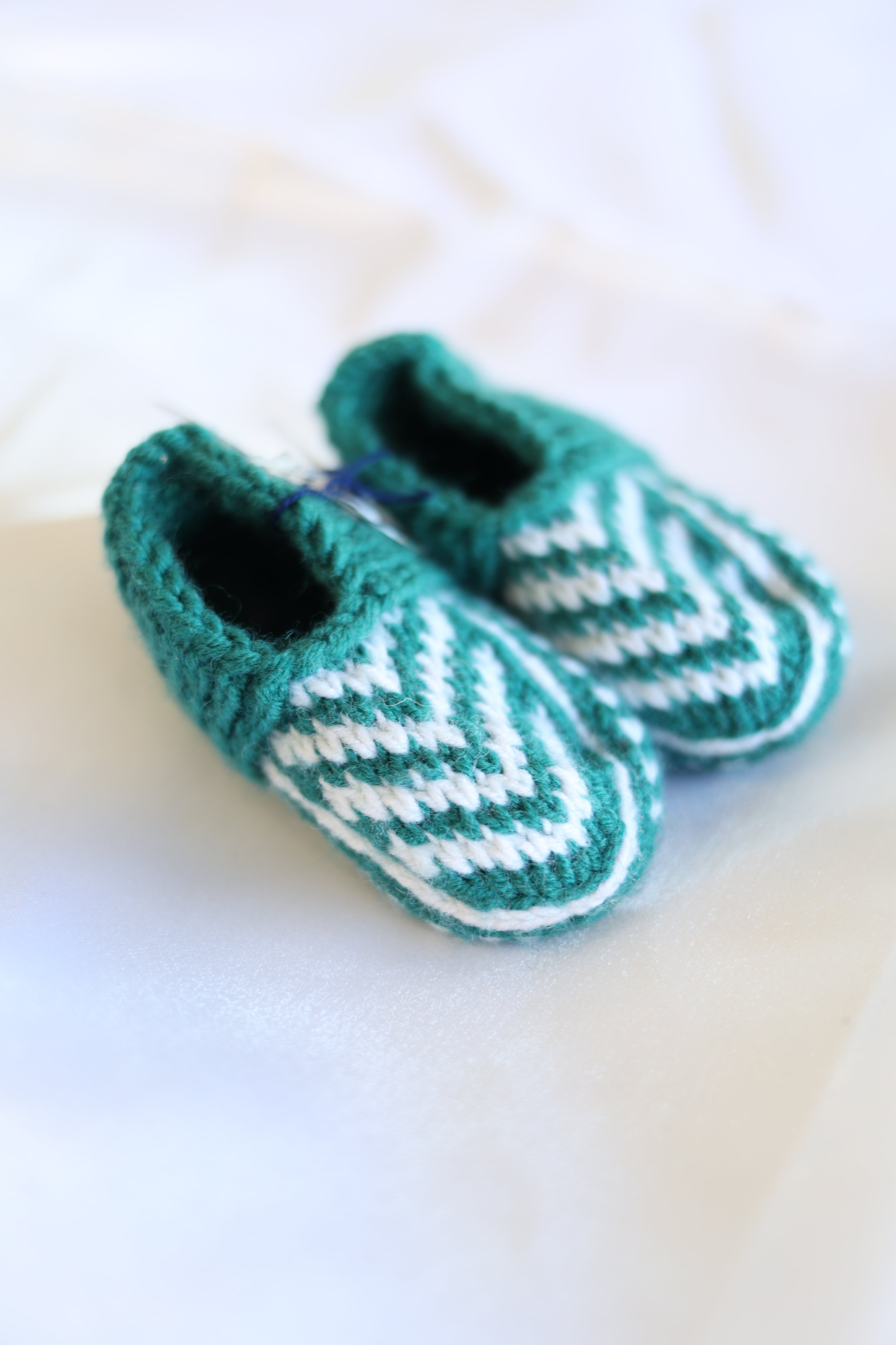 Knit Baby Socks - colors vary
