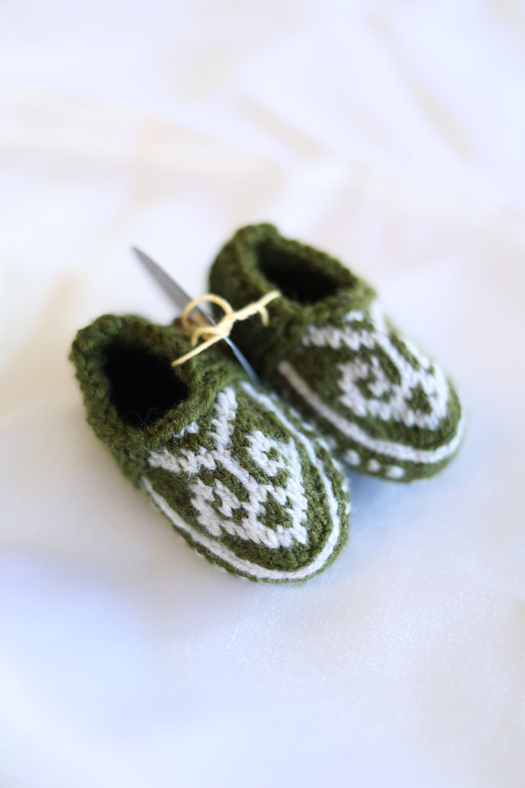 Knit Baby Socks - colors vary